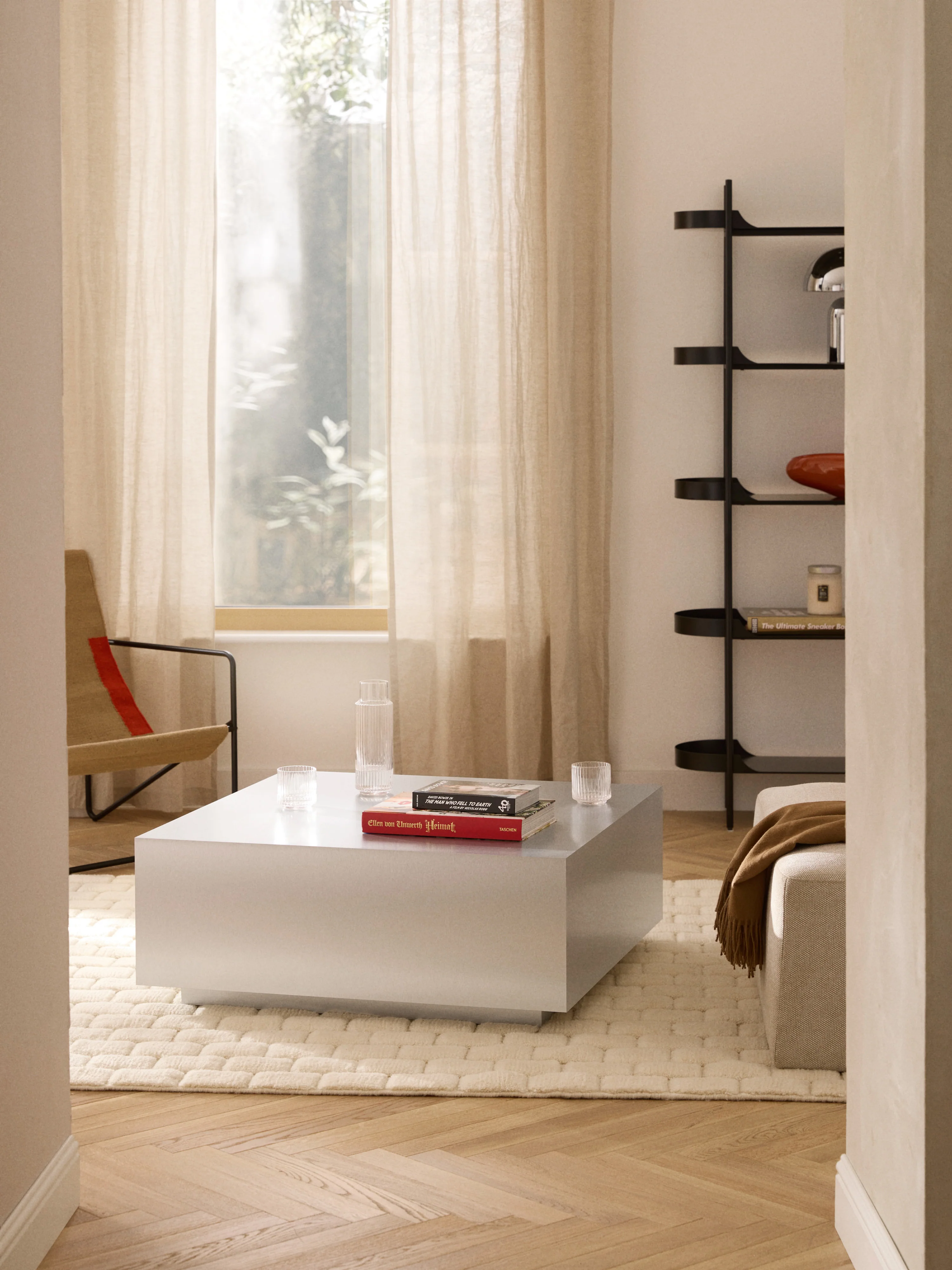 Salontafel Lesley met metaallook