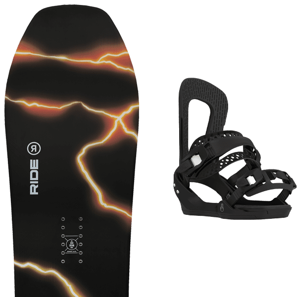 Pack snowboard RIDE PSYCHOCANDY + Fix