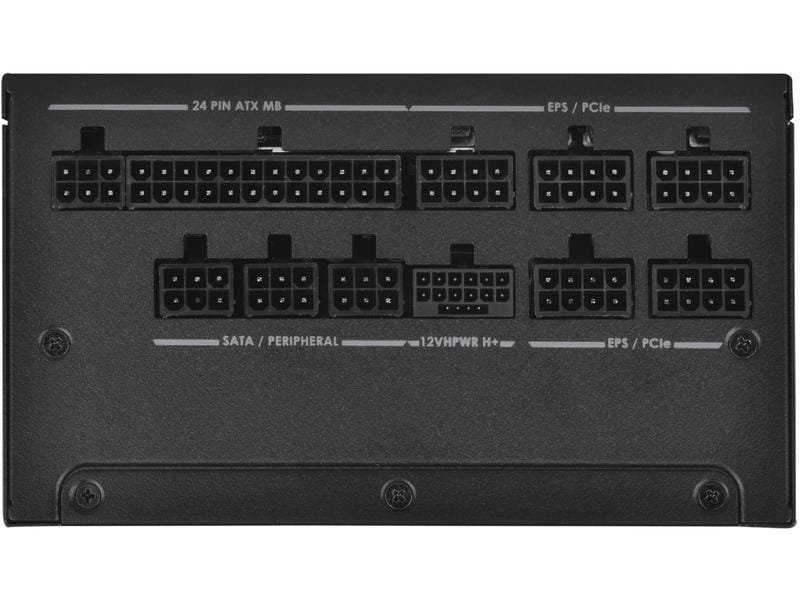 SilverStone Netzteil HELA 1200R 1200 W Vollmodulares ATX-Netzteil mit 1200 W
