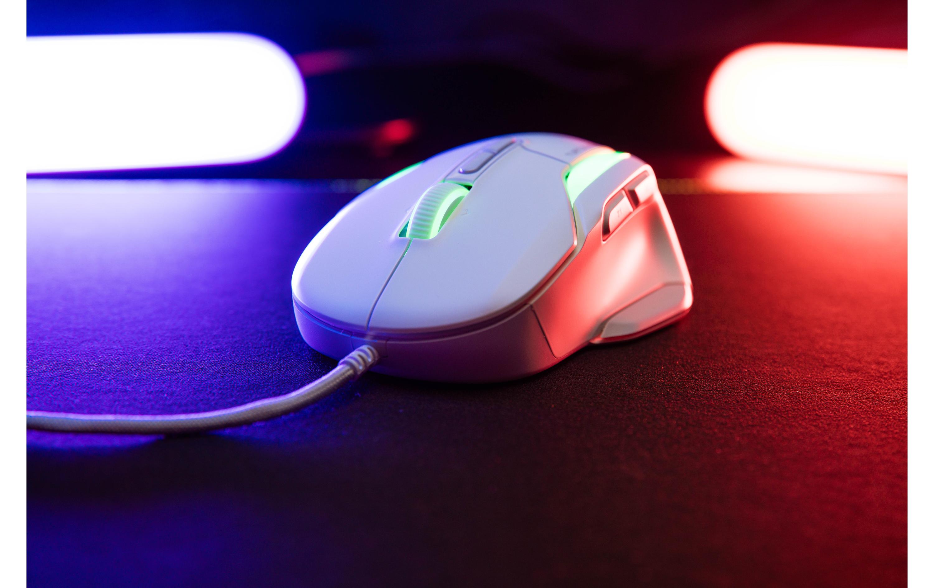 Gaming-Maus Kone II WeissGaming-Maus mit hochpräzisem Sensor, ergonomischem Design und anpassbaren Tasten für ultimative Kontrolle und Komfort