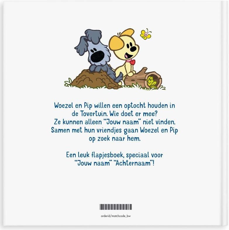 Flapjesboek Woezel & Pip - Verstoppertje - XXL - Persoonlijk