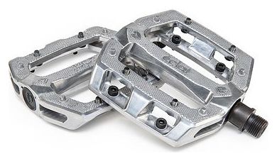 Paire de Pédales Plates Eclat Slash Argent