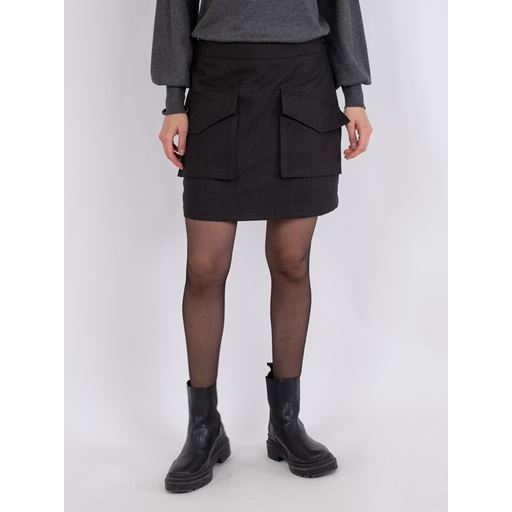 Neo Noir Janet Structure Nederdel, Black, 34