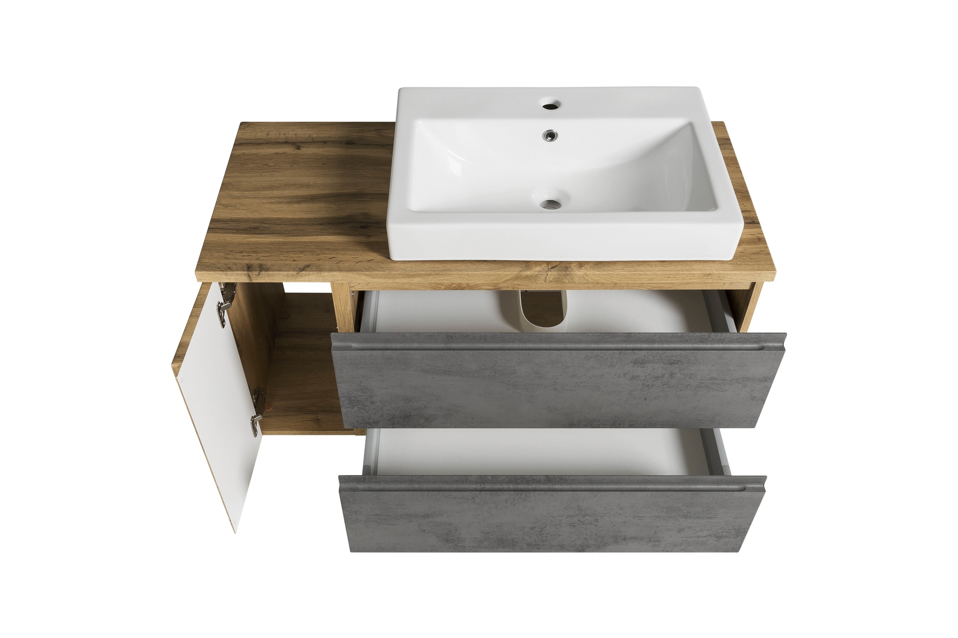 Waschtisch Gent hellgrau B/H/T105x65,5x47 cm