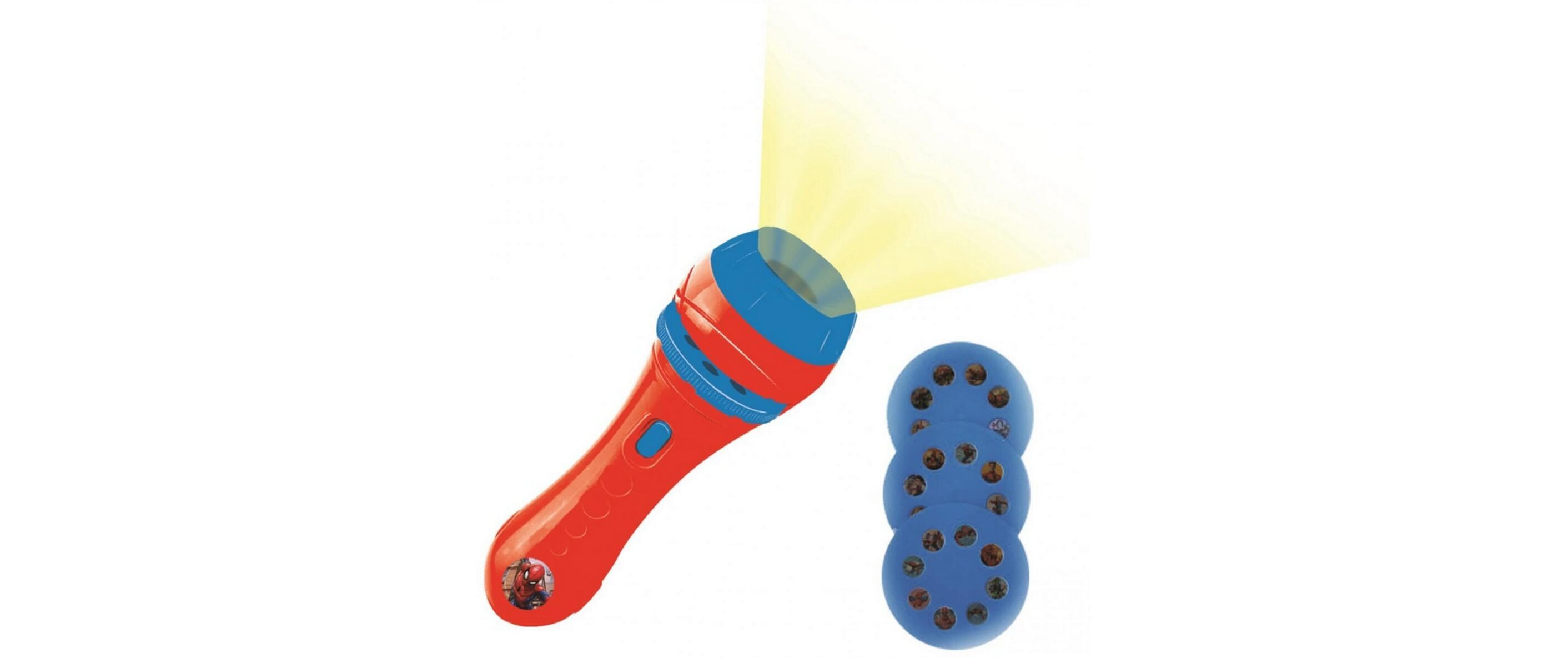 Bildprojektor Spiderman RotProjektor und Taschenlampe