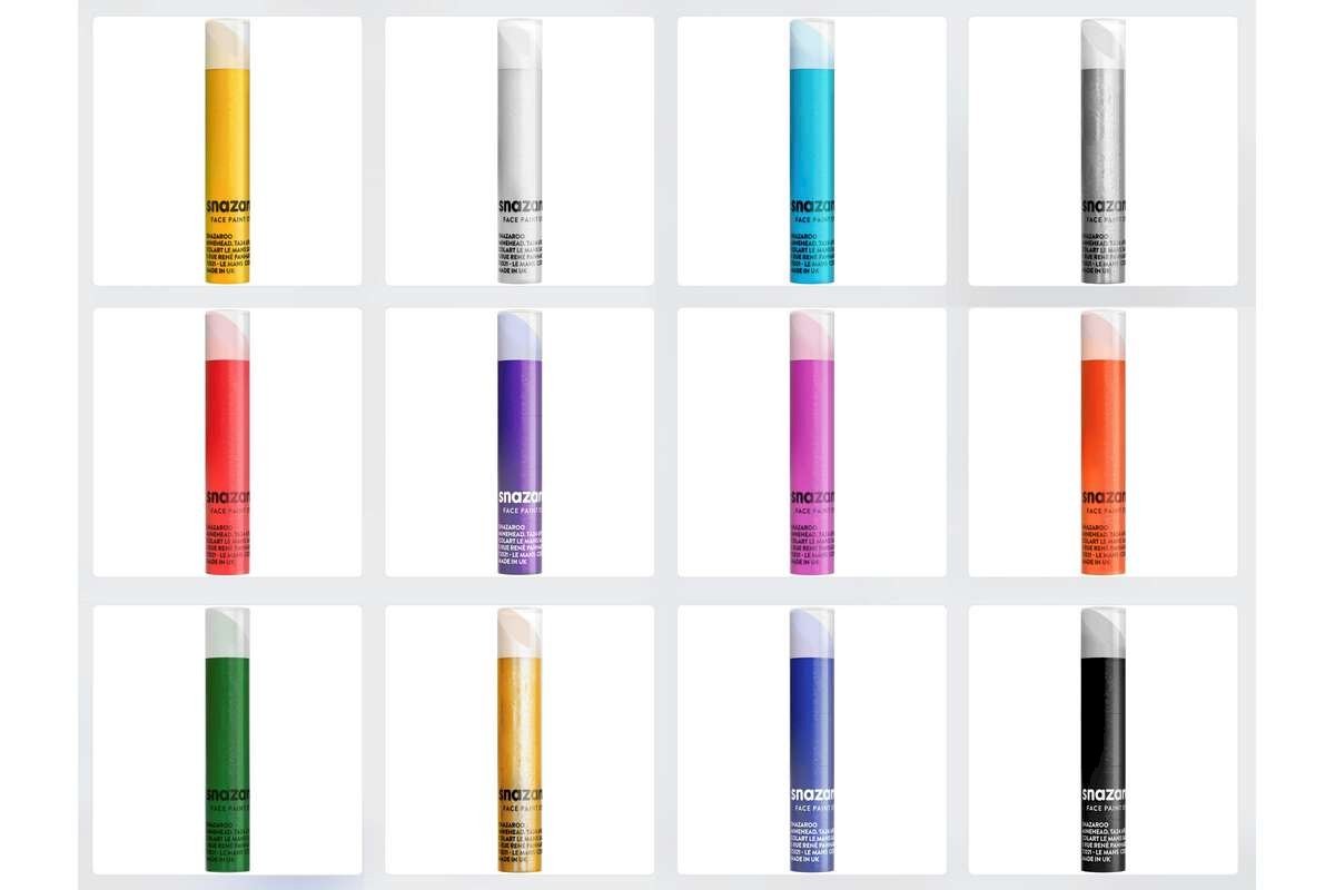 Snazaroo - Make-up Farvestifter (12 stk)