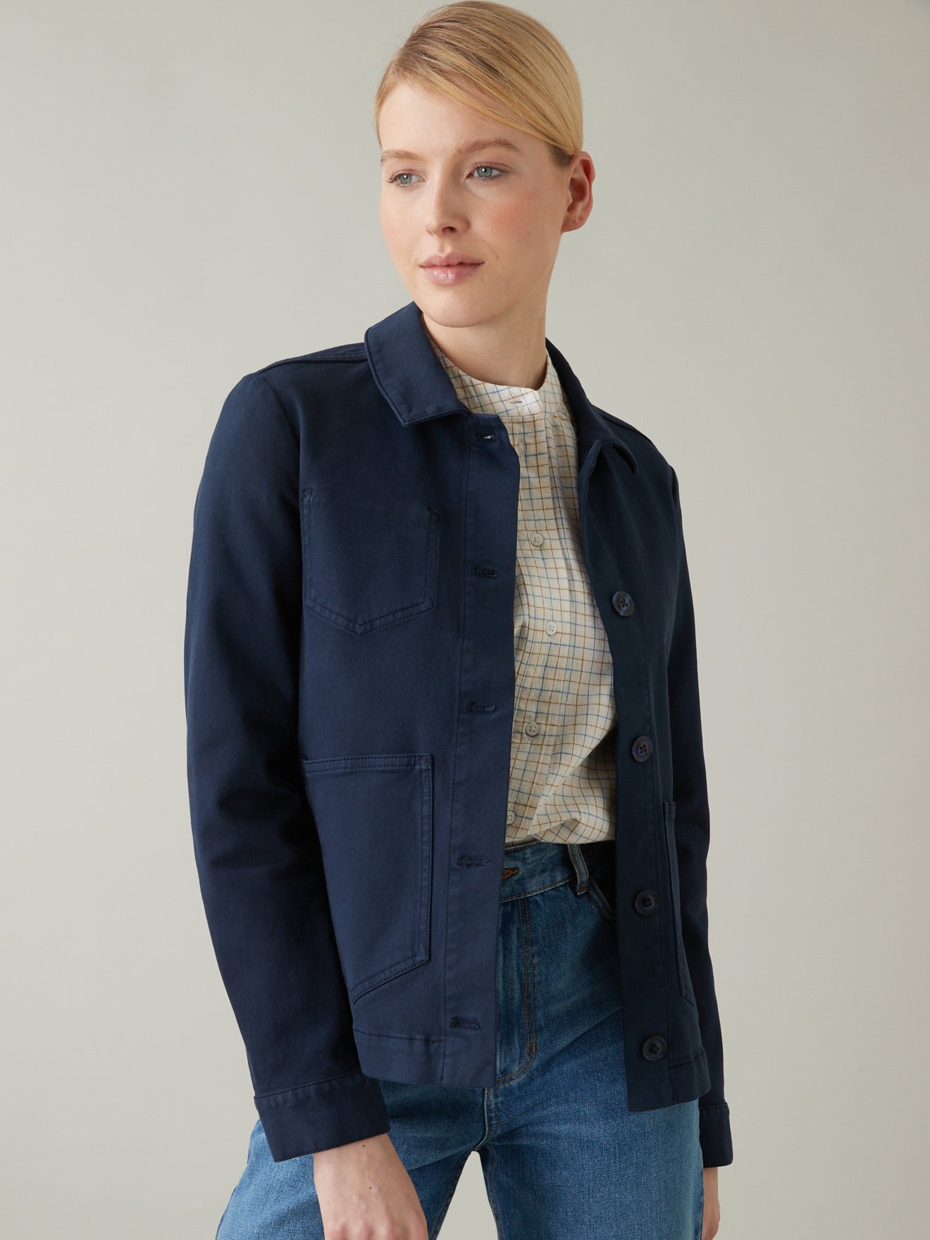 Veste worker en twill femme