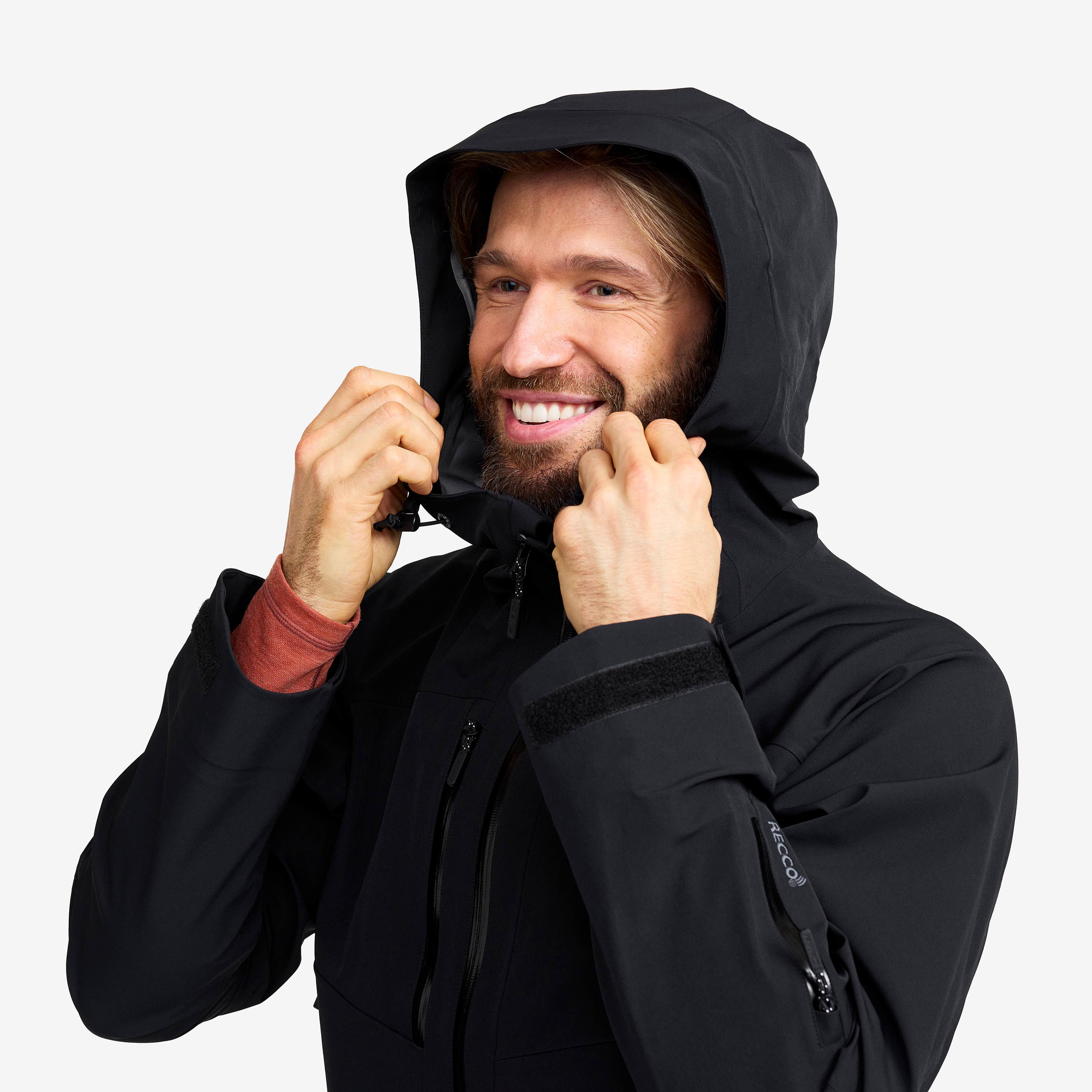Cyclone 3L Shell Jacket Herre Black