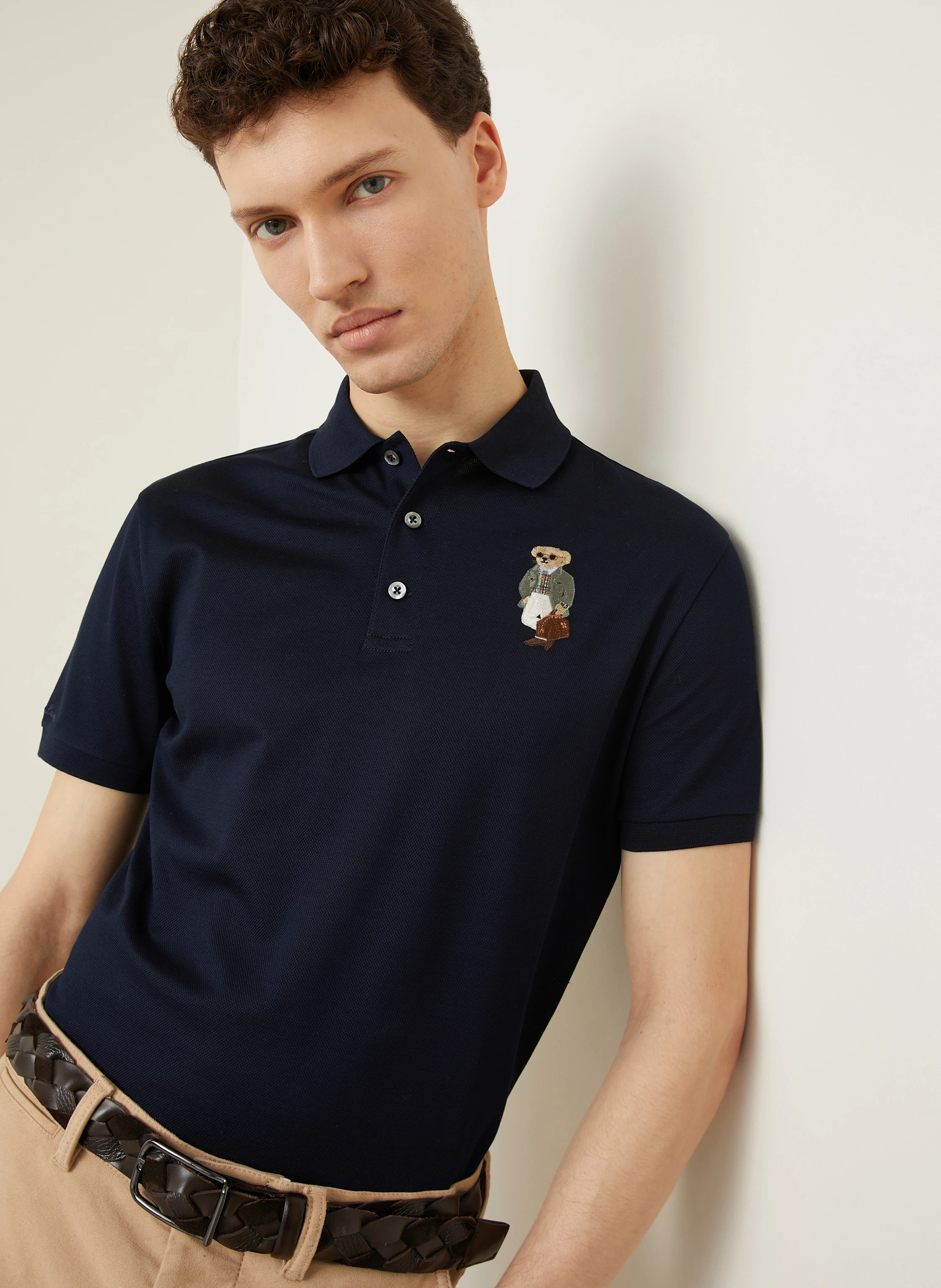 RALPH LAUREN PURPLE LABEL Piqué-Poloshirt
