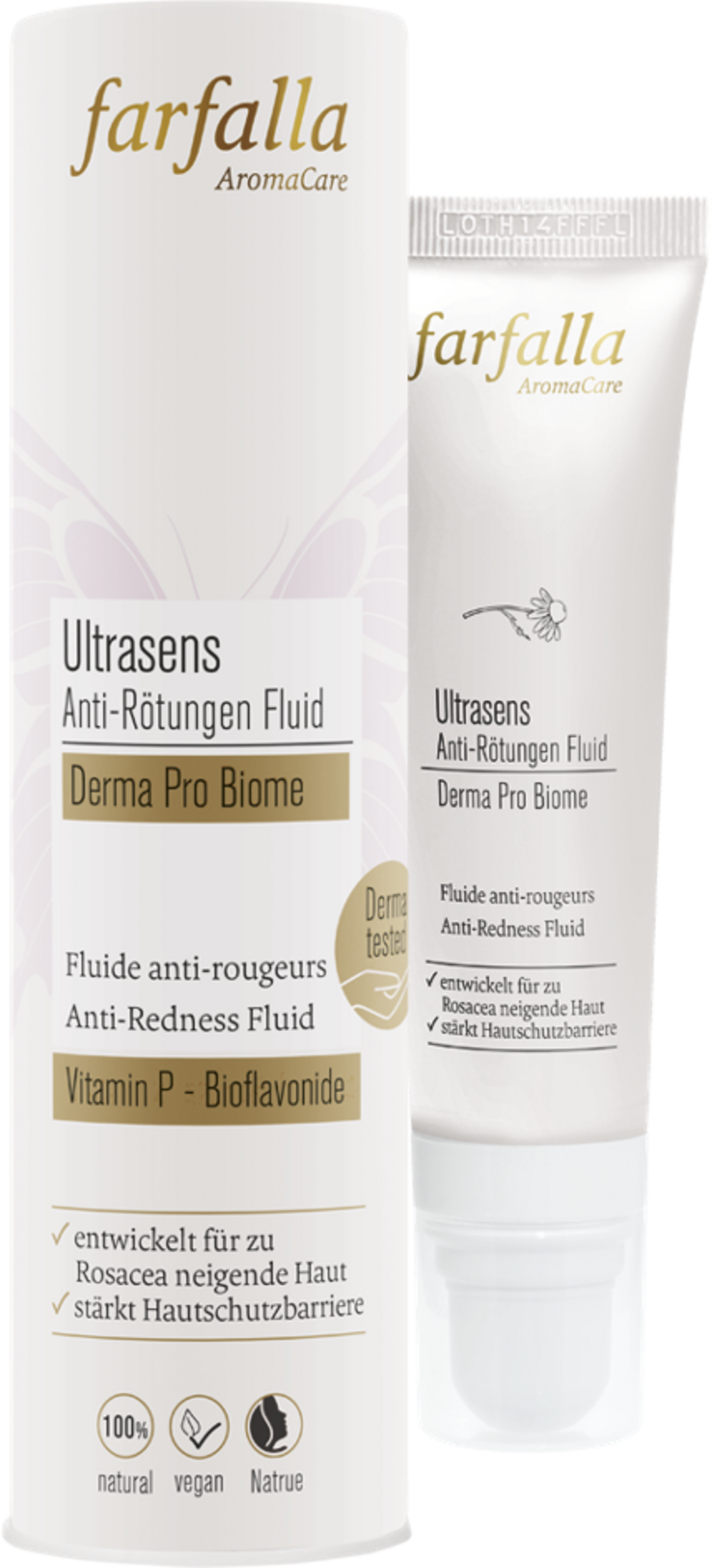 farfalla  Ultrasens Derma Pro Biome Anti-Rötungen Fluid, 30 ml