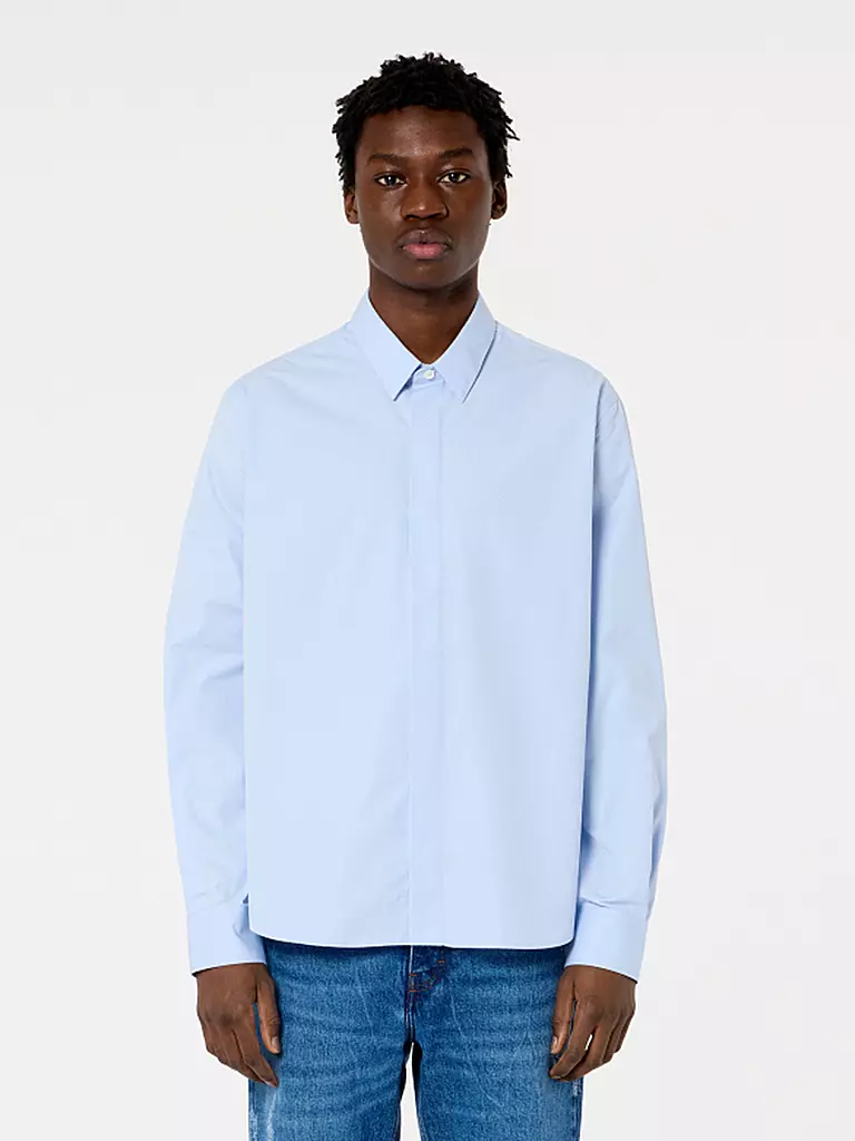 AMI PARIS Hemd Regular Fit hellblau