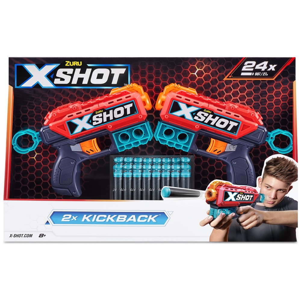 XSHOT Excel Kickback 2er-Pack (24 Darts) von ZURU