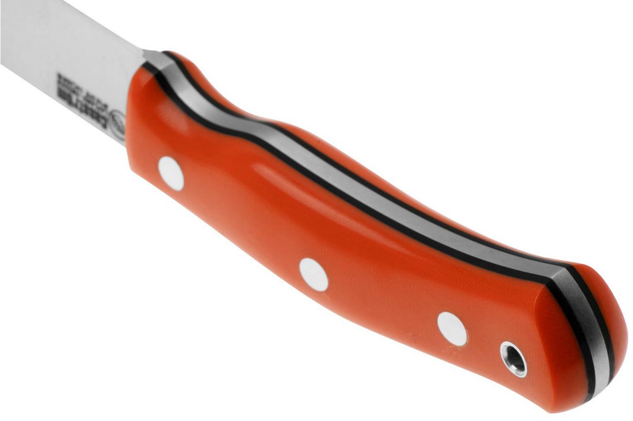 Casström No. 10 Swedish Forest Knife Flat 14130, 14C28N Orange G10 Kydex, bushcraftmes