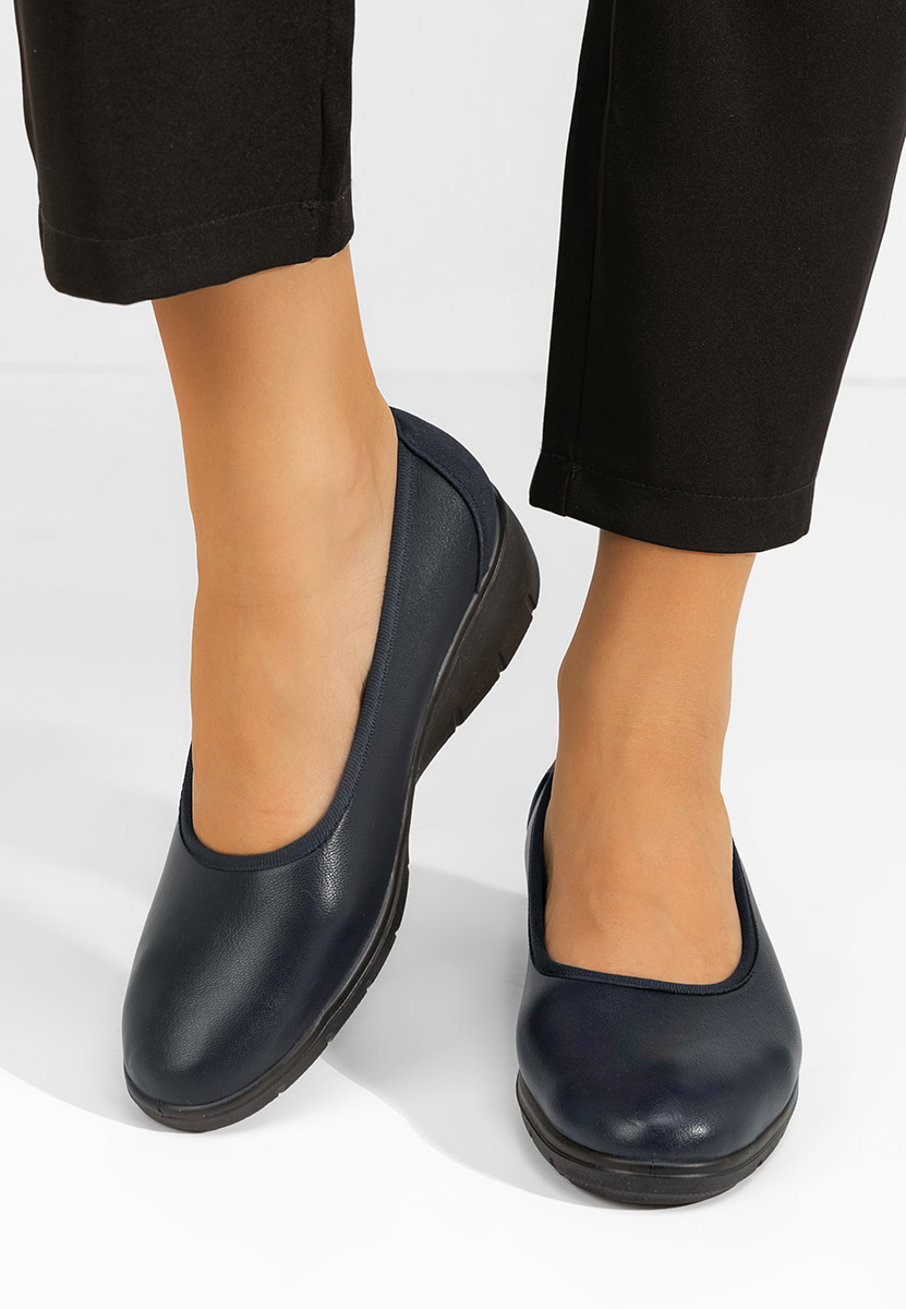 Chaussures à plateforme bleus Aleshia