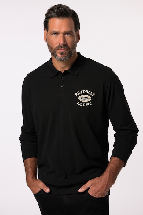 JP 1880 Poloshirt Bauchfit, Langarm, Piqué, XXL bis 8 XL