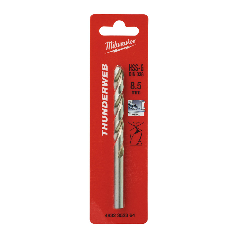 Milwaukee metaalboor HSS-G Thunderweb 8.5x117mm
