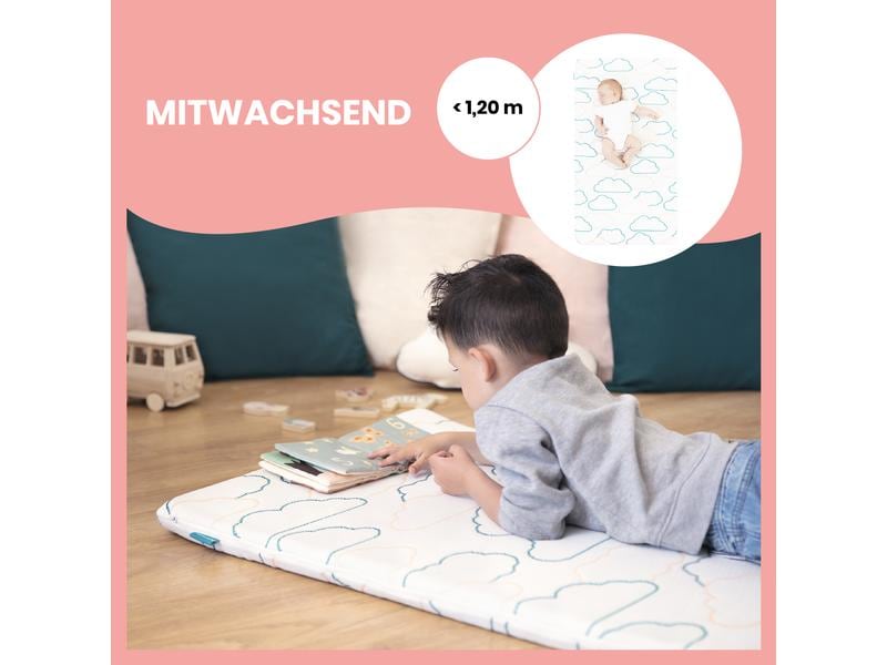 Babymoov Reisebettmatratze Cosy'Lite Nomad Weiss Weiche Matratze für Reisen mit Baby