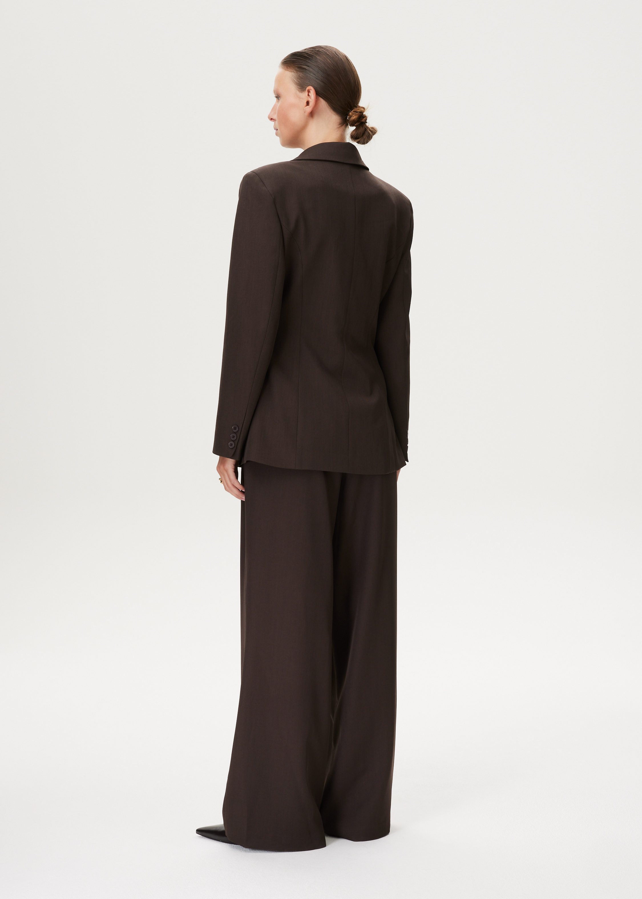 Pantalon met wide leg