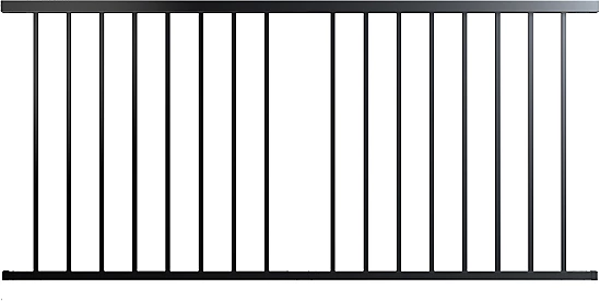 Pack garde-corps Kordo Lynea plat 2 m