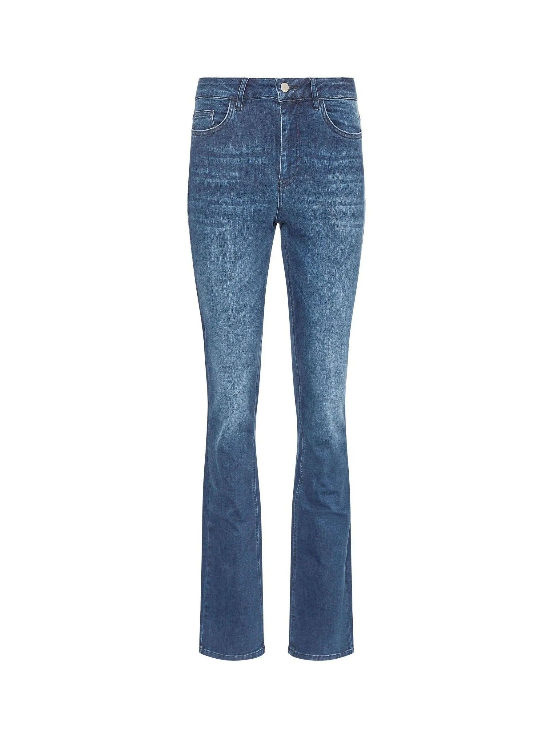 Long Tall Sally jeans van stretchdenim met rechte pijpen