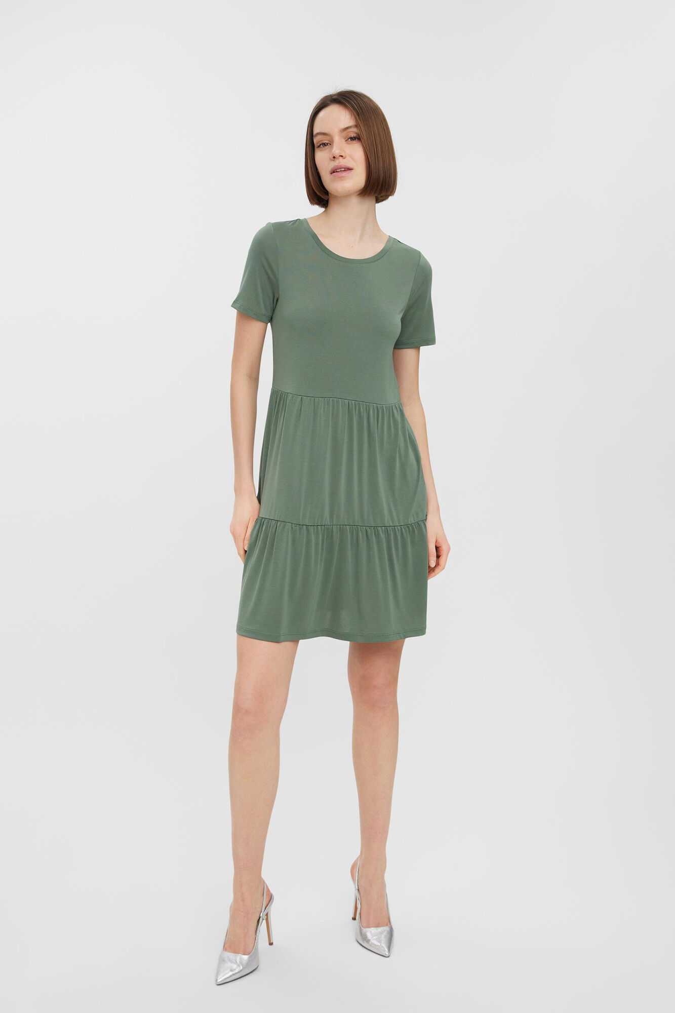 Vestido curto - Verde