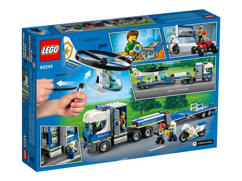 LEGO City 60244 Politihelikoptertransport