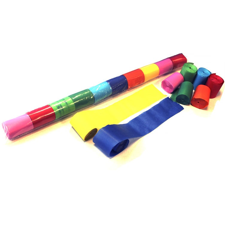 Magic FX STR04MC papieren streamers 20mx5cm multicolour 10st