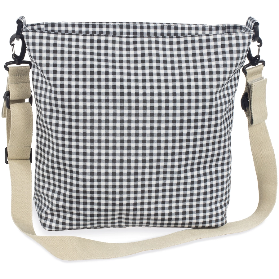 Walking Mum Wickeltasche I Love Vichy Schwarz