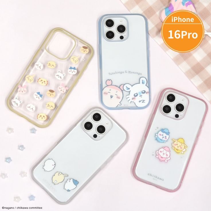 Gourmandise - Chiikawa IIIIfit doorzichtige iPhone 16 Pro-telefoonhoes