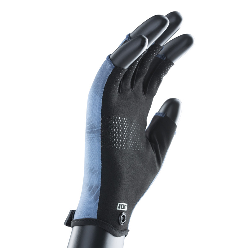 Gants ion amara half finger bleu