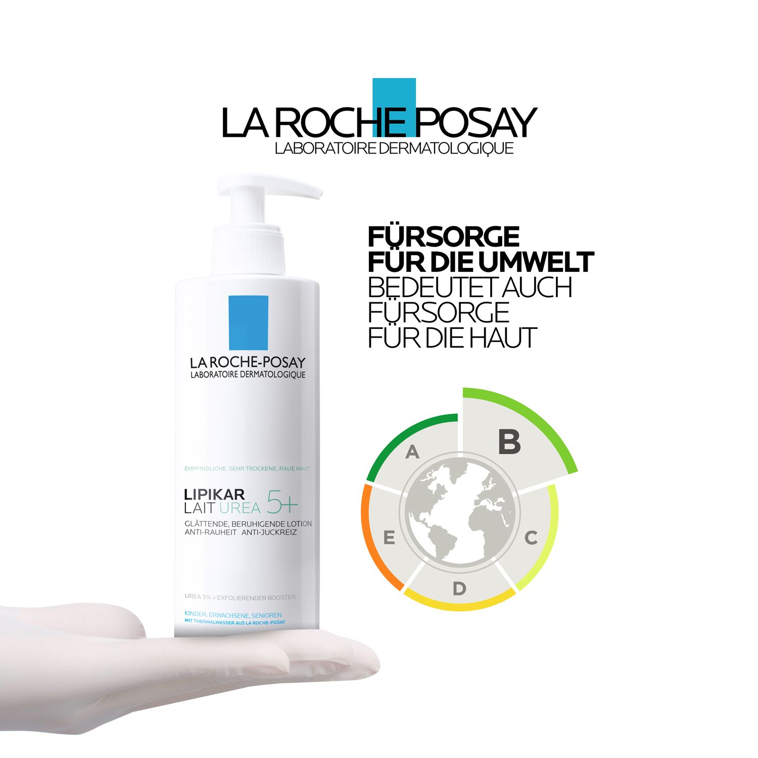 La Roche Posay Lipikar Lait Urea 5+ + La Roche Posay Lipikar Huil Lavant 100ml GRATIS