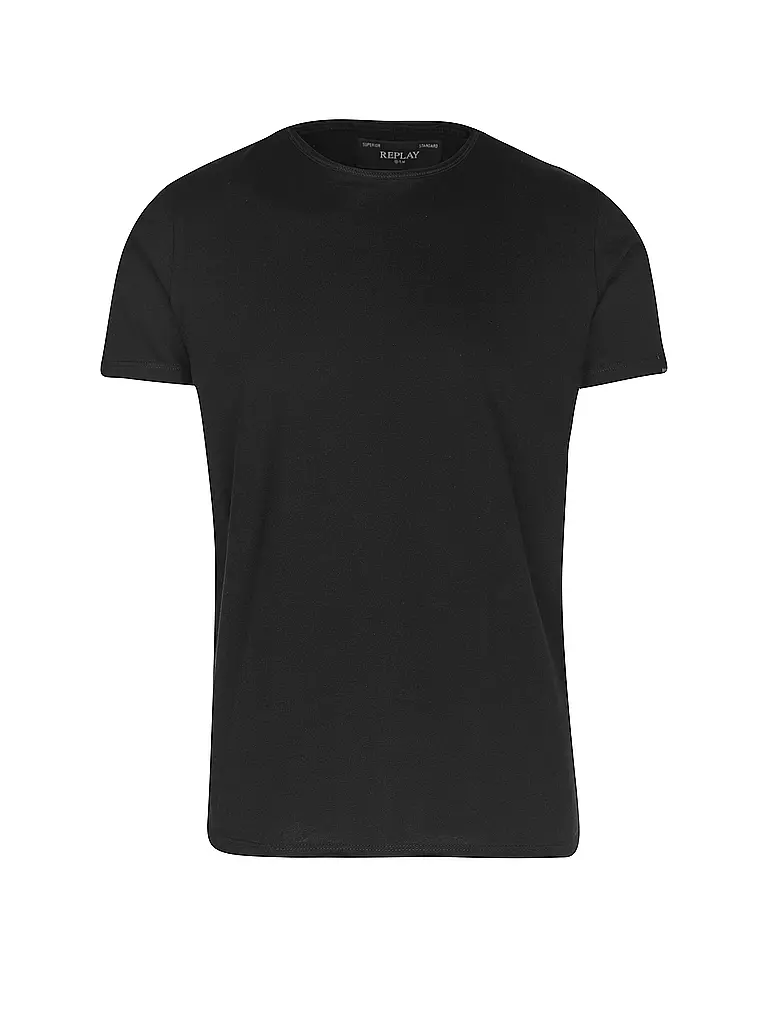 REPLAY T-Shirt  schwarz