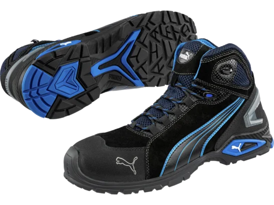 Chaussures de sécurité S3L FO SR Rio Puma noires/bleues
