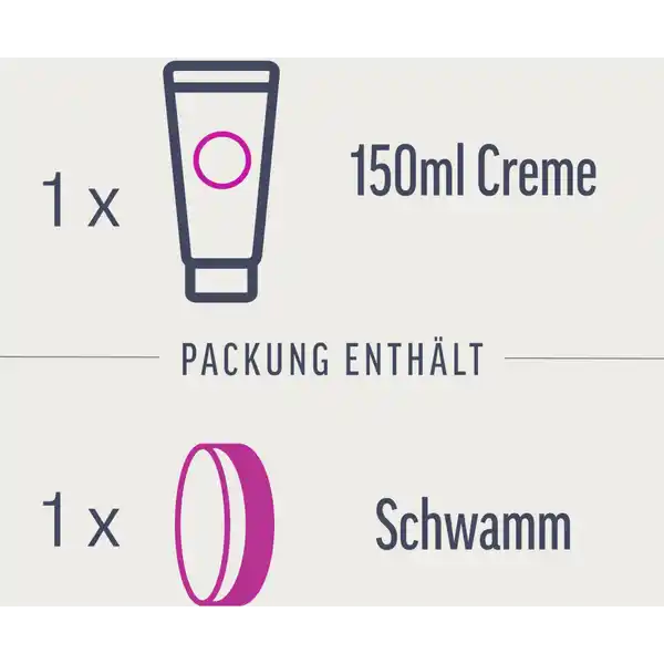 Dusch-Haarentfernungs-Creme trockene Haut