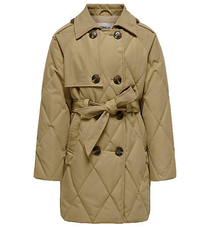Kids Only Steppjacke - Quilted - KogMauda - Versteinert Oak