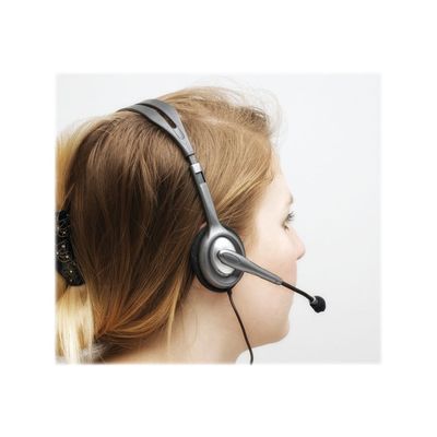 LOGITECH H111 - Casque filaire avec micro - noir