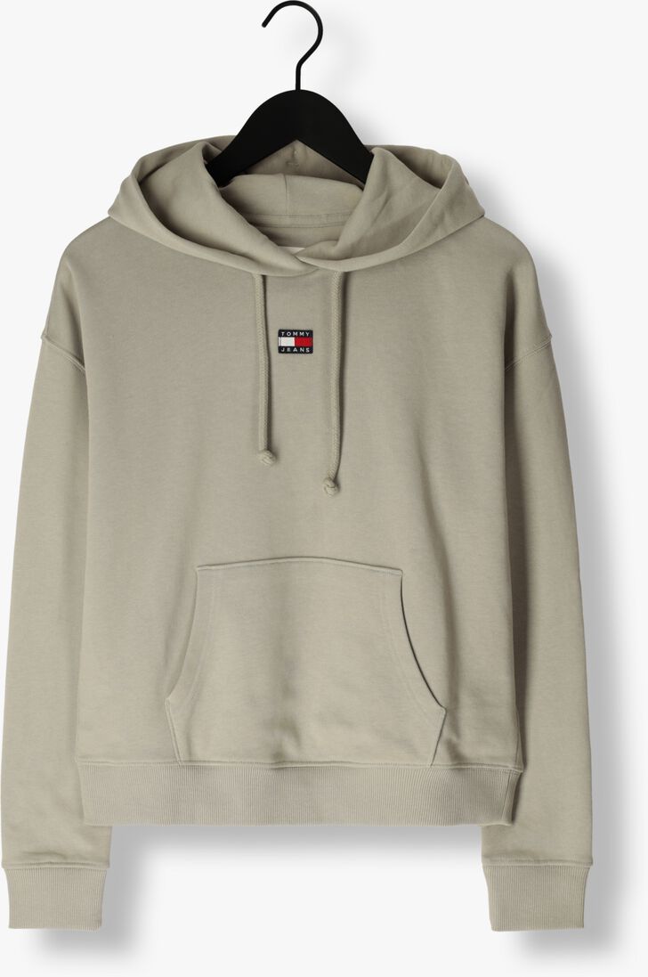 TOMMY JEANS groene tommy jeans sweater twj bxy xs badge hoodie