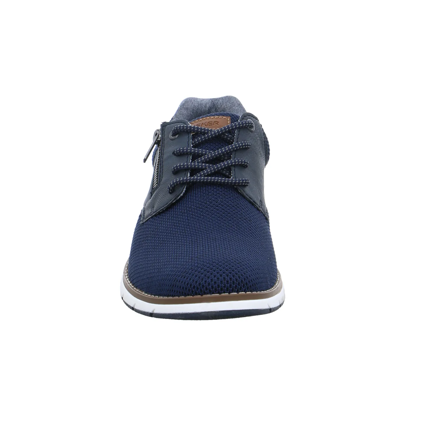 RIEKER Halbschuh-City Blau Lederimitat