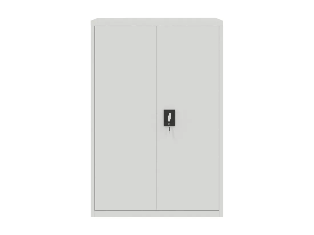 Armoire de bureau 90x40x140 cm Acier Gris