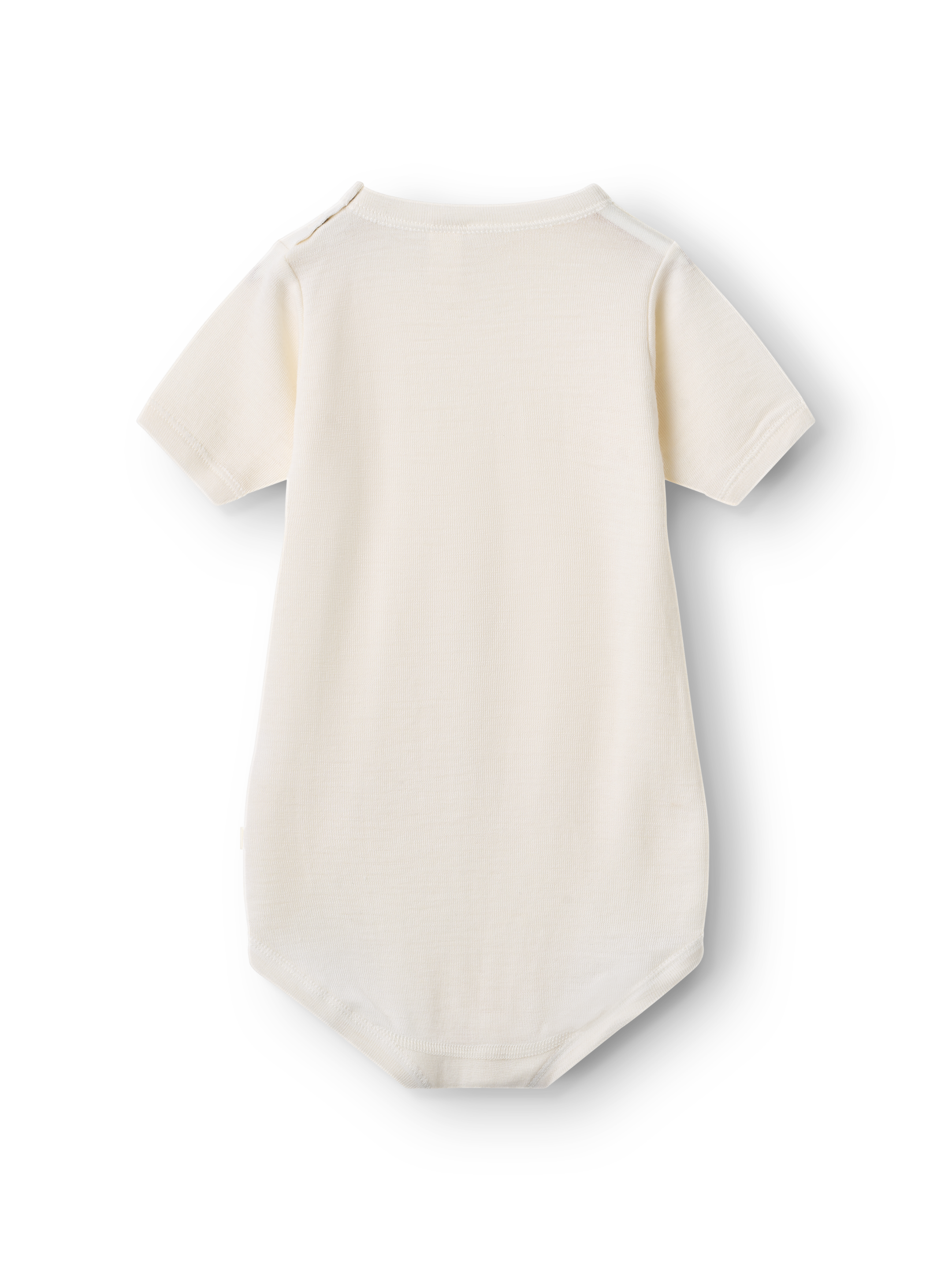 Romper met korte mouw van merinwol/zijde voor baby's -