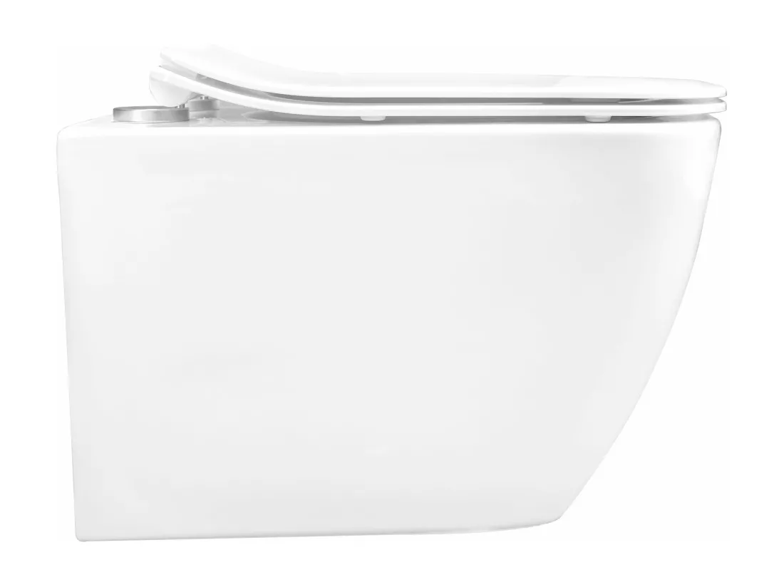 Cuvette Wc Suspendue Rea Martin Rimless Duroplast/Slim/Zm White