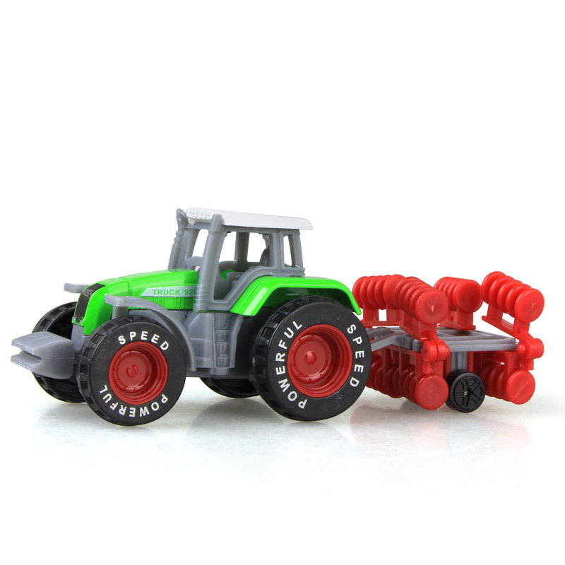 (8-tlg. Set) 1:64 Spielzeug Traktor Kinder Farm Bauernhof Fahrzeug mit Anhänger