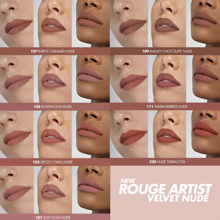 Make Up Forever Rouge Artist Velvet Nude - Matte Lipstick Velvet Sensation