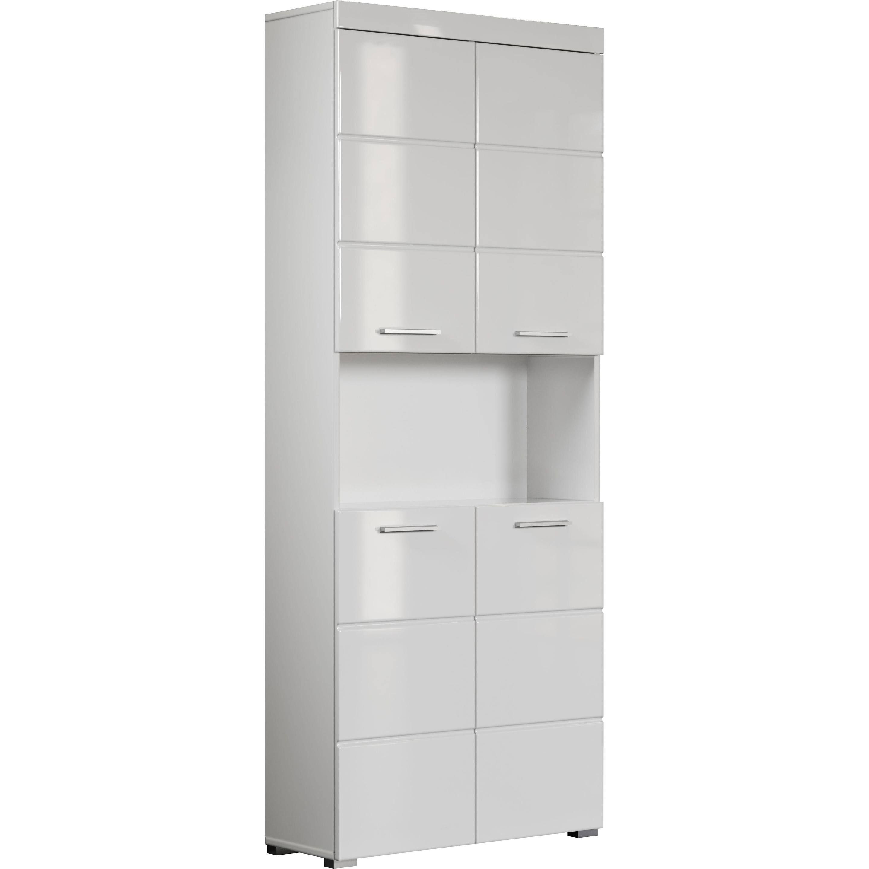 trendteam Badmöbel Hochschrank Amanda Hochglanz