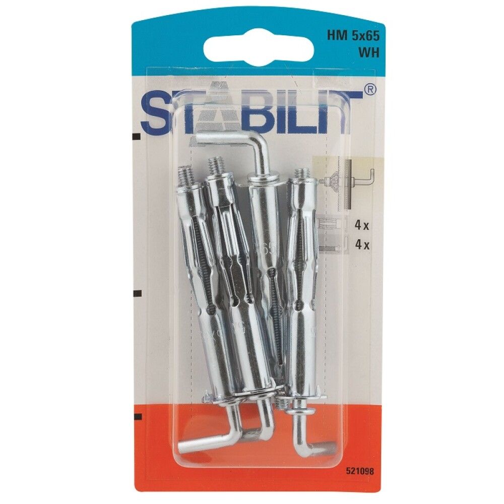 METALLEKSPANDER STABILIT MED KROK M5X52 4-STK