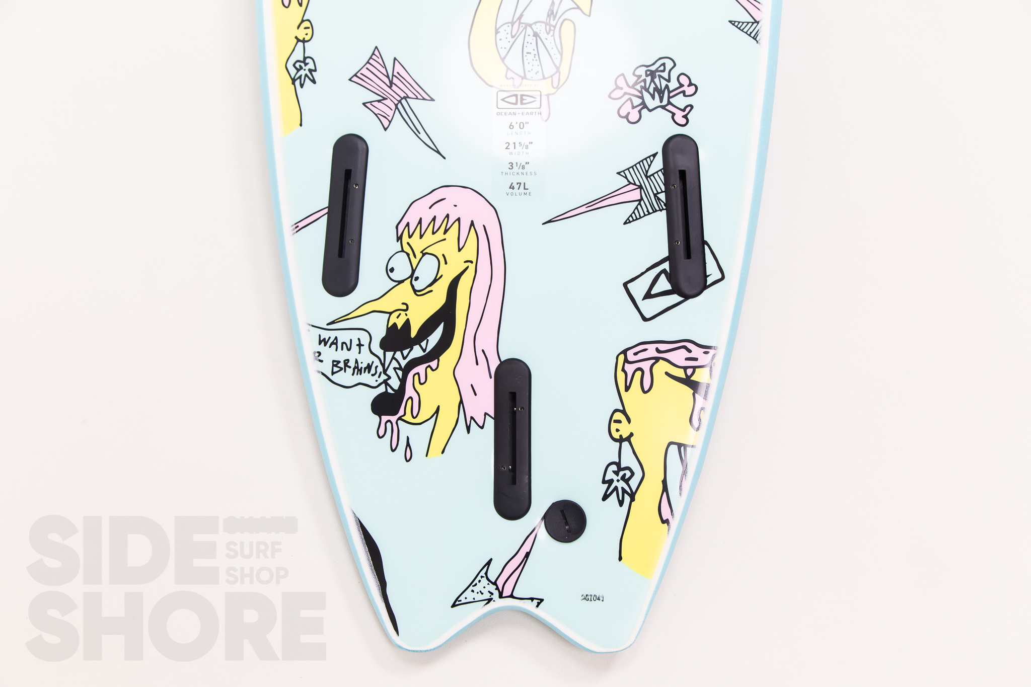 Ocean and earth EZI - Brains Rider  Softboard 6'6