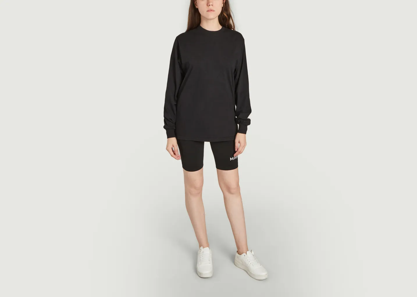 T-shirt à manches longues oversize en coton bio Colorful Standard