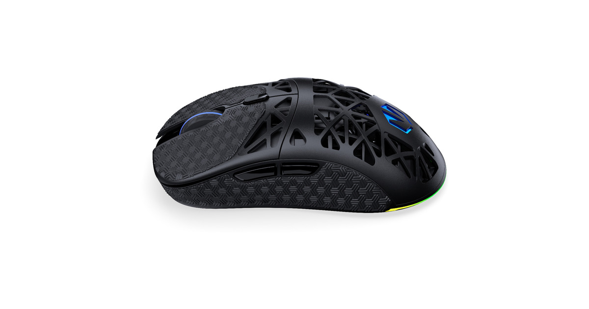 ENDORFYLIV Wireless gaming muis  (Zwart, 12.000 DPI, ARGB, USB-C / 2.4 GHz / Bluetooth)