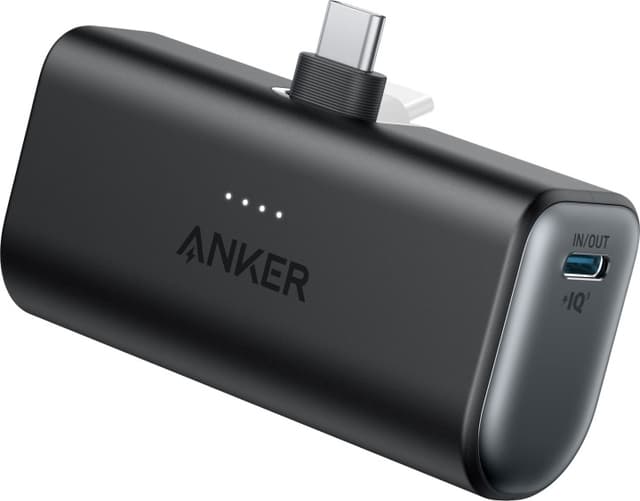 Anker Nano Power Bank backup-strømforsyning, 5000 mAh, sort