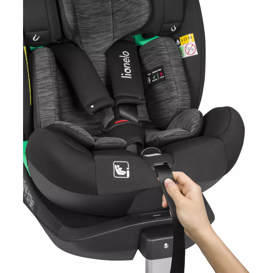 lionelo Kindersitz Braam i-Size Black Carbon